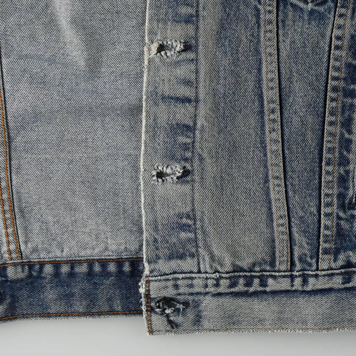 Levi's denim jacket, made in the USA, men's size M unclear blue type Vintage Second Hand