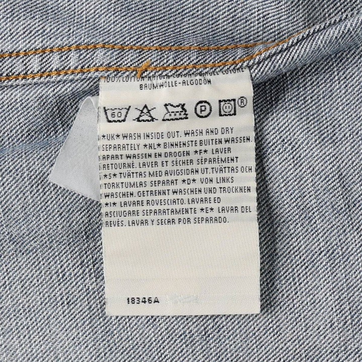Levi's 70500-04 Euro Model Denim Jacket, G-Jean, Men's XL cotton blue type Vintage Second Hand