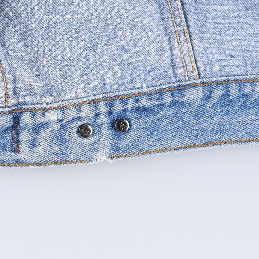 90'S Levi's 70507-4890 denim jacket, denim jacket, made in USA, men's XL size, vintage cotton blue type Vintage Second Hand
