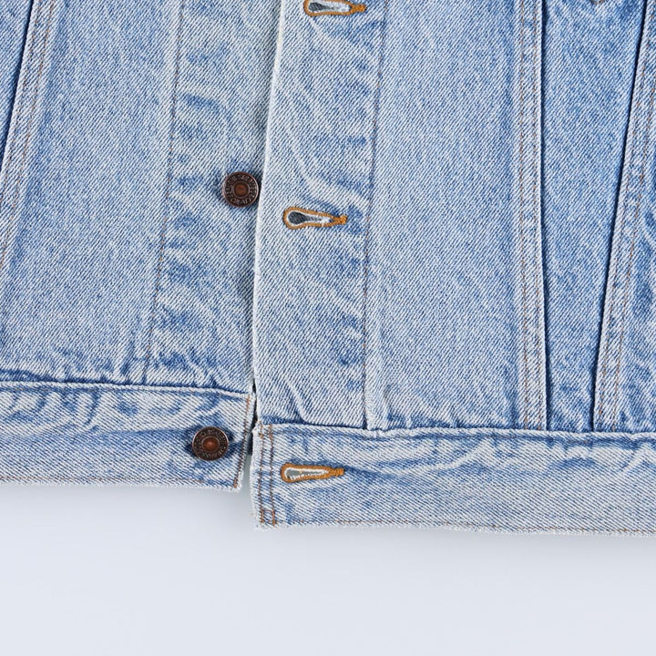 90'S Levi's 70507-4890 denim jacket, denim jacket, made in USA, men's XL size, vintage cotton blue type Vintage Second Hand