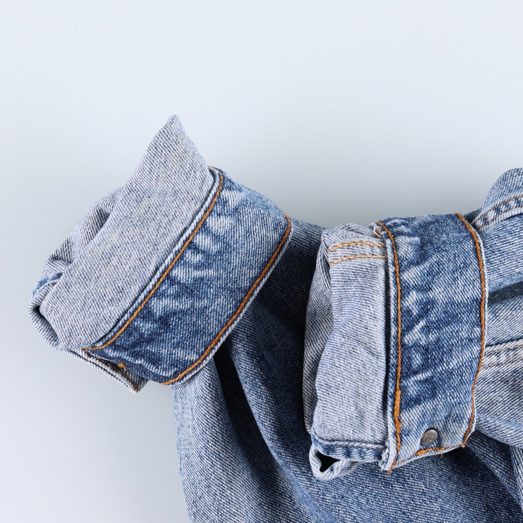 1990'S Levi's 70598-4091 Denim Jacket, Made in USA, Men's Size L (approx.), Vintage cotton blue type Vintage Second Hand