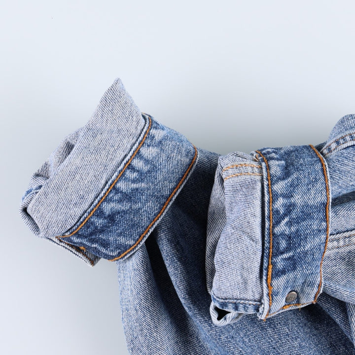 1990'S Levi's 70598-4091 Denim Jacket, Made in USA, Men's Size L (approx.), Vintage cotton blue type Vintage Second Hand