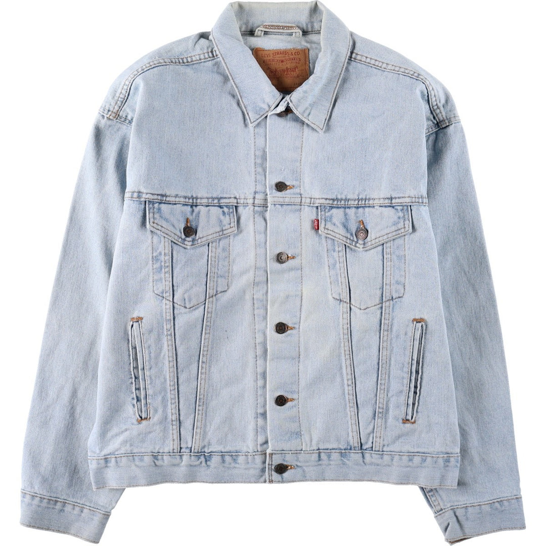 90'S Levi's 70507-4834 Denim Jacket, Men's Size L, Vintage cotton Blue type light blue Vintage Second Hand