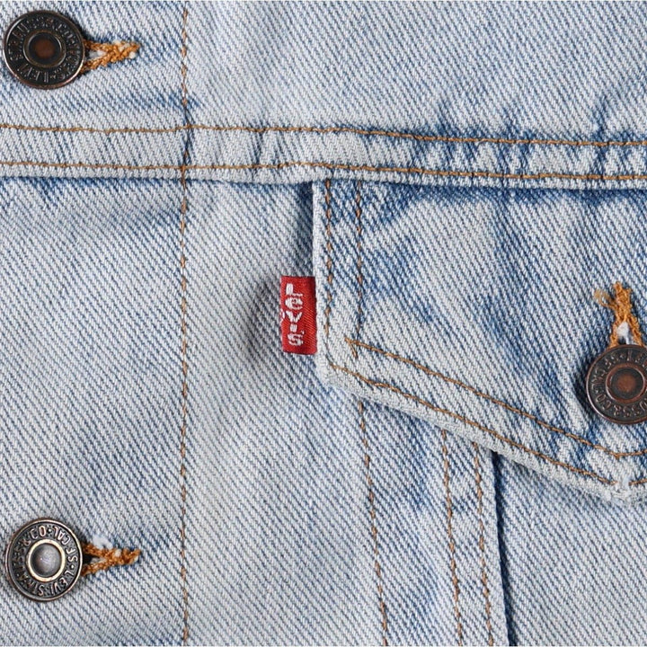 90'S Levi's 70507-4834 Denim Jacket, Men's Size L, Vintage cotton Blue type light blue Vintage Second Hand