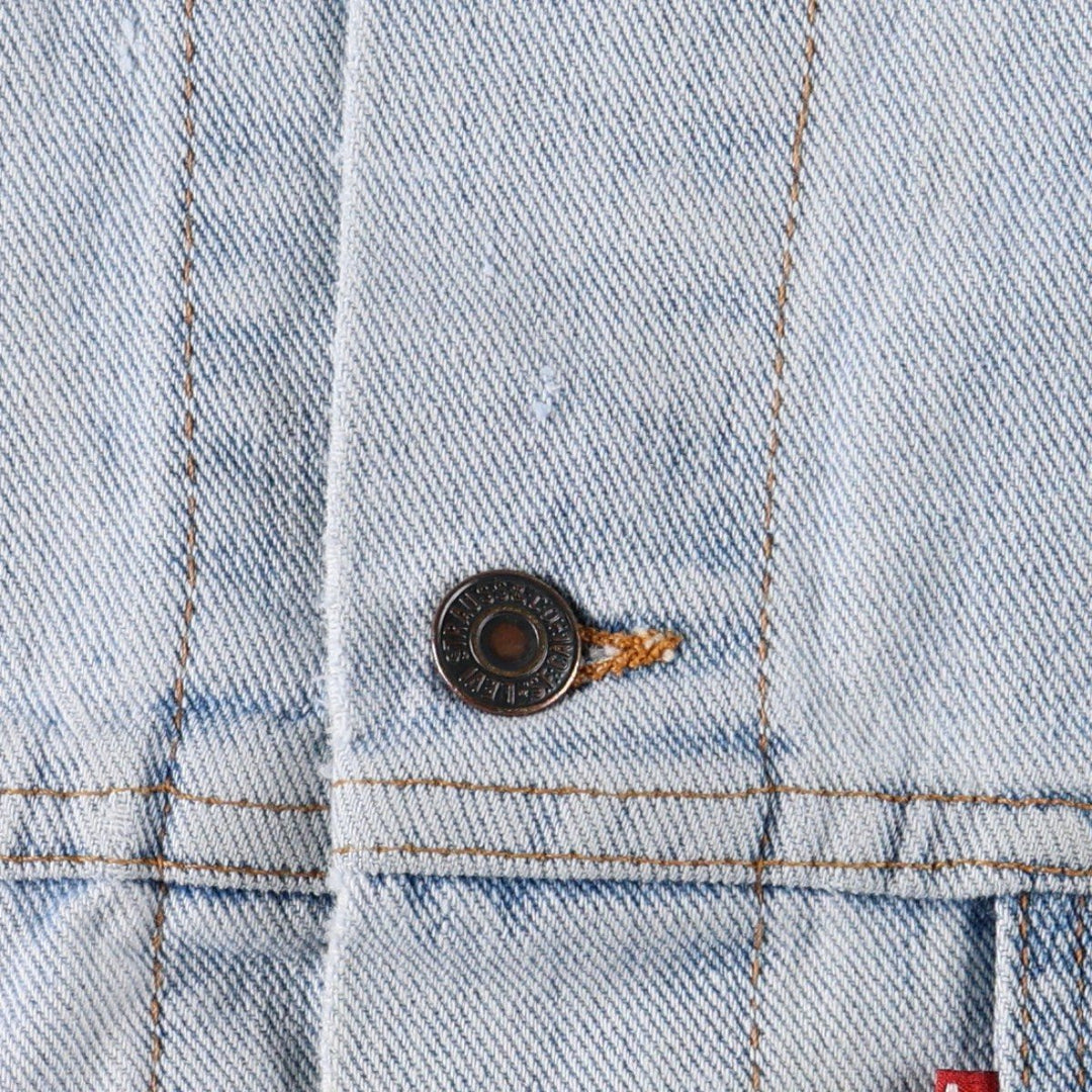 90'S Levi's 70507-4834 Denim Jacket, Men's Size L, Vintage cotton Blue type light blue Vintage Second Hand