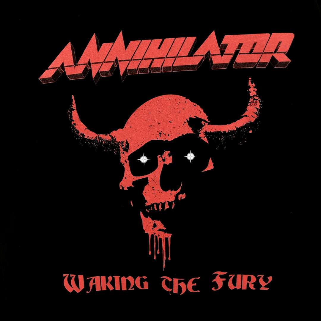 ANNIHILATOR Long-Sleeve Band T-Shirt (Men's XL equivalent) cotton black type Vintage Second Hand
