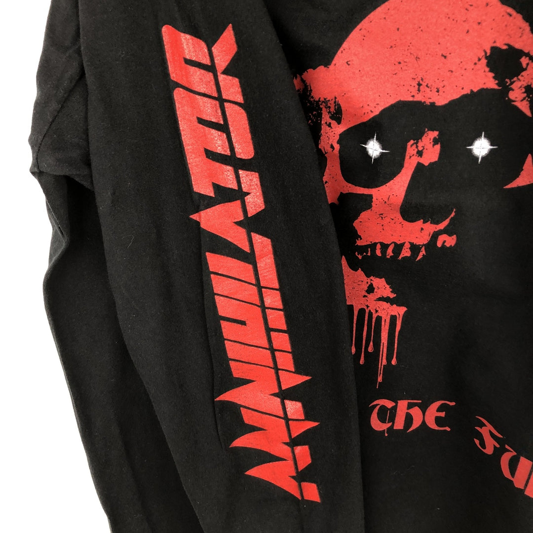 ANNIHILATOR Long-Sleeve Band T-Shirt (Men's XL equivalent) cotton black type Vintage Second Hand