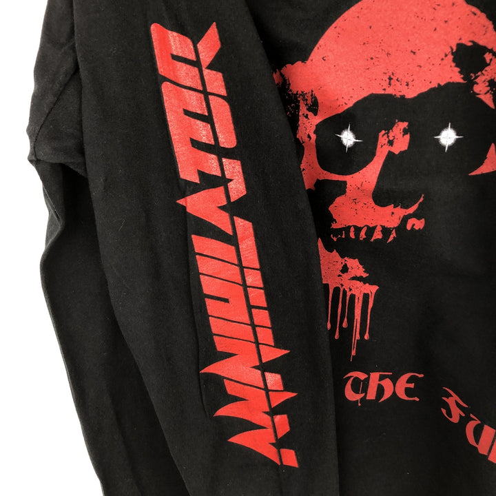 ANNIHILATOR Long-Sleeve Band T-Shirt (Men's XL equivalent) cotton black type Vintage Second Hand