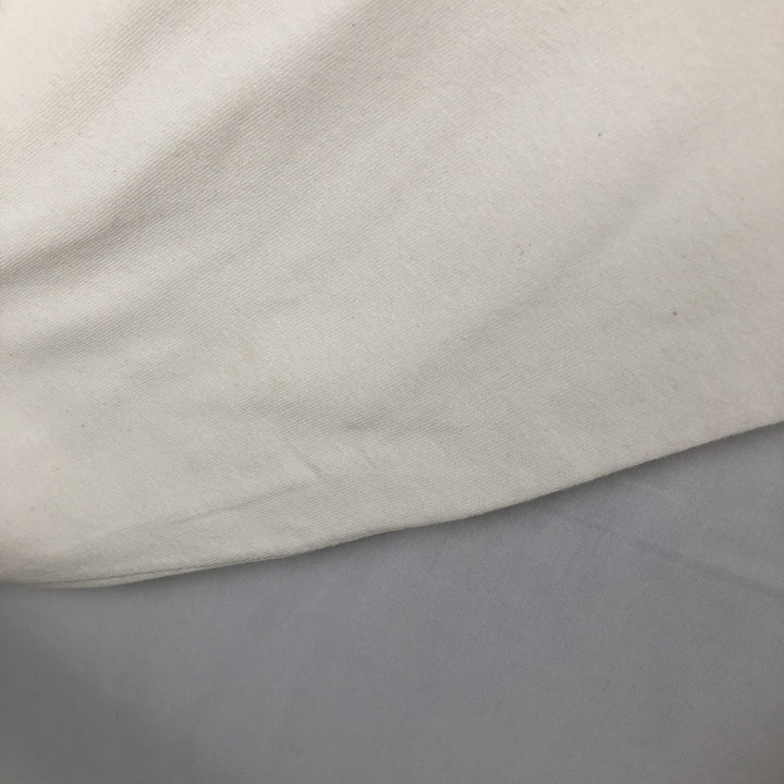 90'S Hanes BEEFY-T Leopard Pattern Long-Sleeve T-Shirt, Made in USA, Men's XL (approx.) Vintage cotton white type Vintage Second Hand
