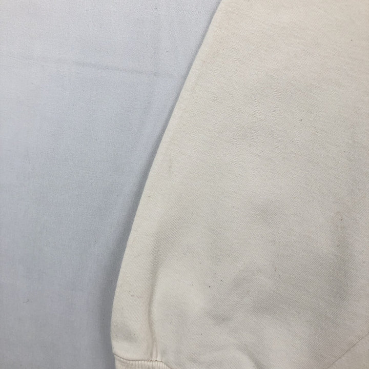 90'S Hanes BEEFY-T Leopard Pattern Long-Sleeve T-Shirt, Made in USA, Men's XL (approx.) Vintage cotton white type Vintage Second Hand