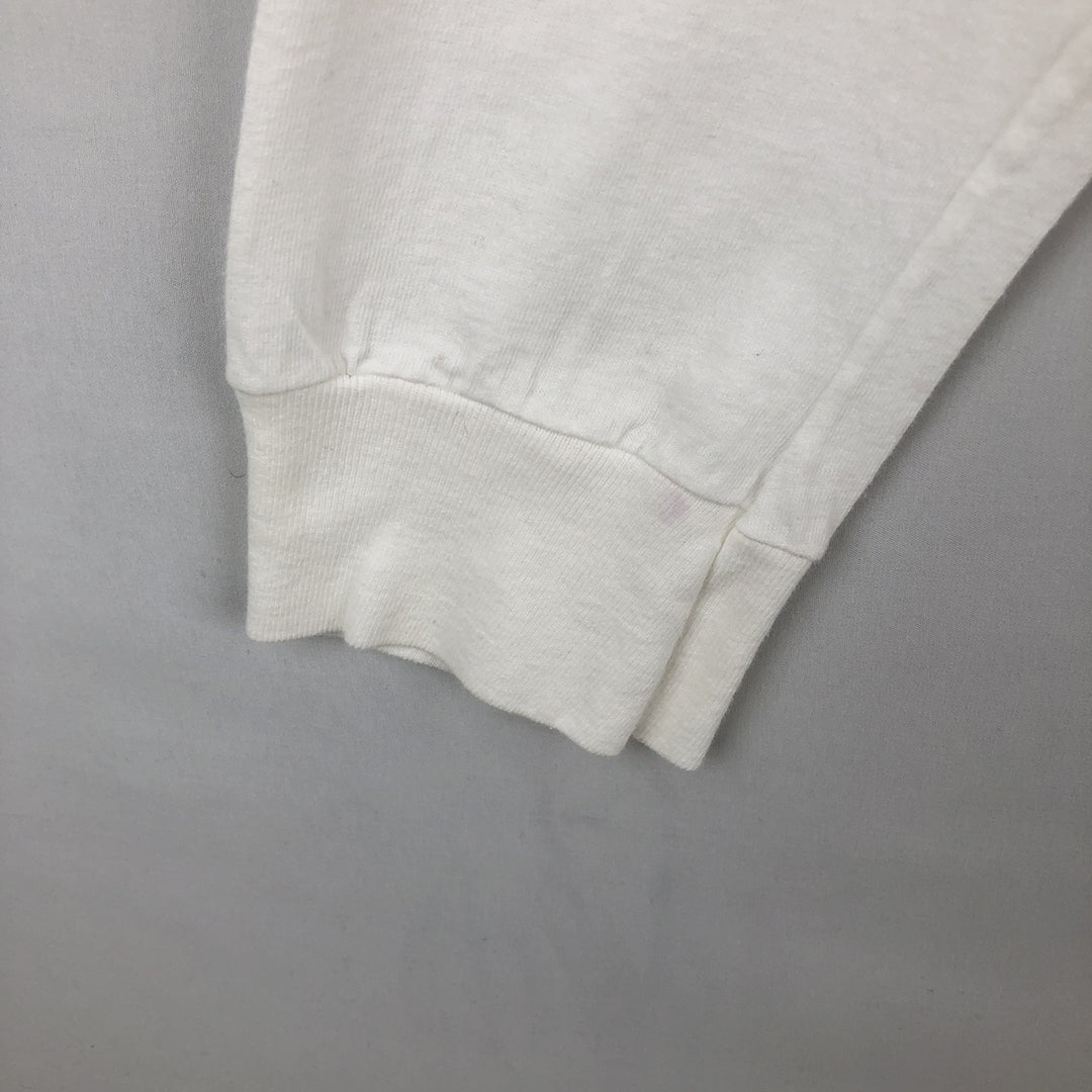 90'S Winston Long-Sleeve T-Shirt, Made in USA, Men's XL (approx.), Vintage cotton white type Vintage Second Hand