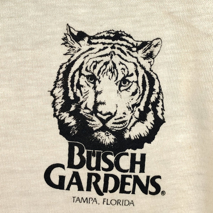 80'S SIGNAL Leopard Pattern Long-Sleeve T-Shirt, Made in USA, Men's Size M (Equivalent), Vintage cotton unbleached Vintage Second Hand