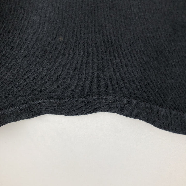 2000'S Hanes BEEFY-T Long Sleeve T-Shirt, Men's Size L cotton black type Vintage Second Hand