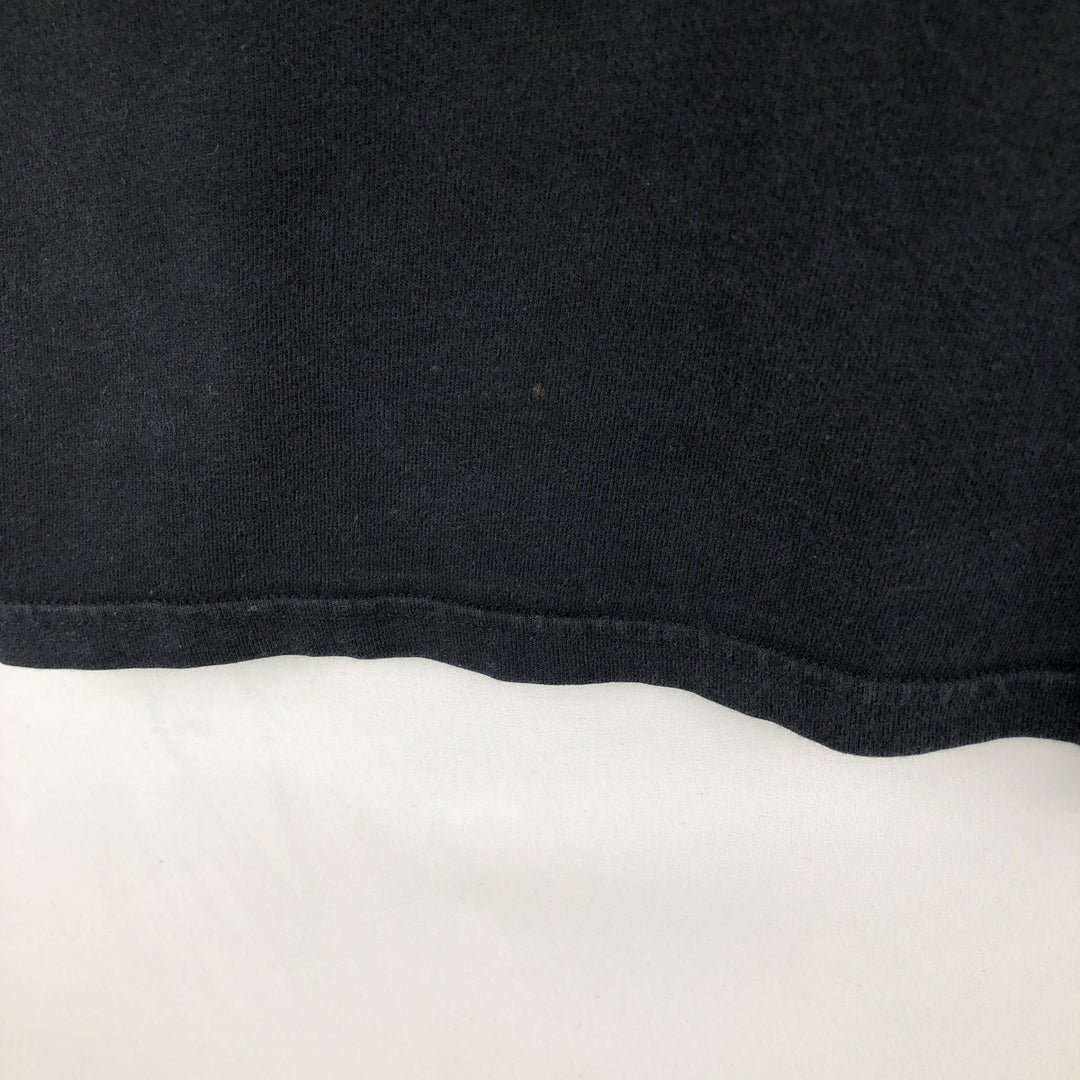 2000'S Hanes BEEFY-T Long Sleeve T-Shirt, Men's Size L cotton black type Vintage Second Hand