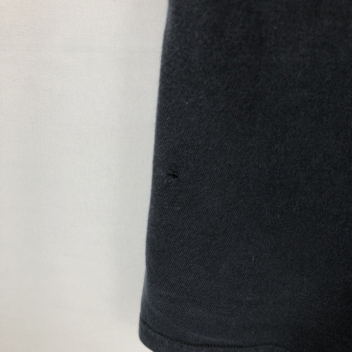 2000'S Hanes BEEFY-T Long Sleeve T-Shirt, Men's Size L cotton black type Vintage Second Hand