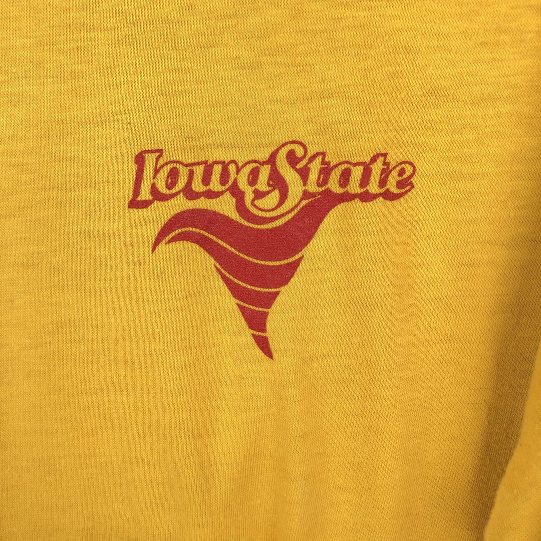DODOGER Long-Sleeve T-Shirt, Made in USA, Men's XL Equivalent cotton yellow type Vintage Second Hand