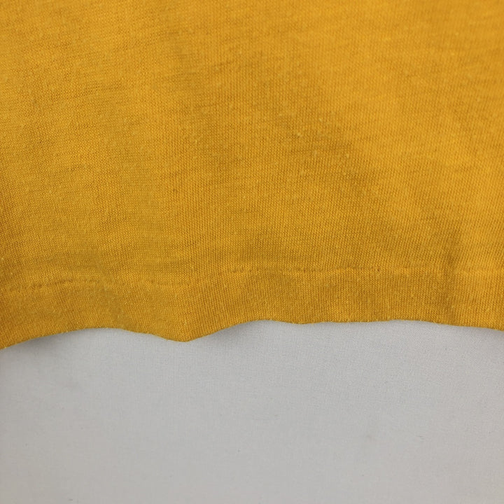 DODOGER Long-Sleeve T-Shirt, Made in USA, Men's XL Equivalent cotton yellow type Vintage Second Hand