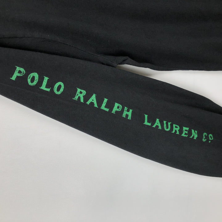 Ralph Lauren POLO RALPH LAUREN Large Logo Long-Sleeve T-Shirt (Men's XL equivalent) cotton black type Vintage Second Hand