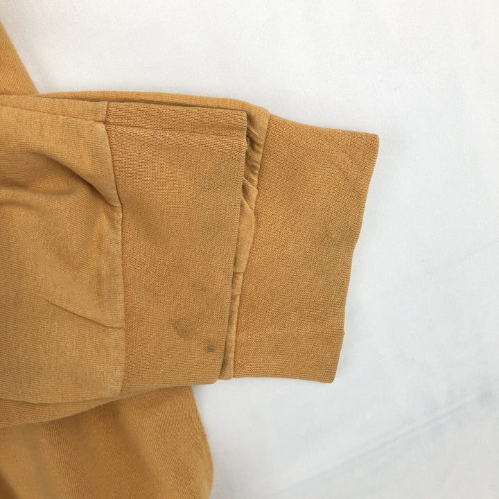 90'S Timberland Long-Sleeve T-Shirt, Made in USA, Men's Size M (Equivalent), Vintage cotton orange type Vintage Second Hand