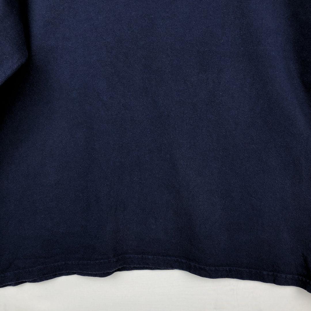90'S Nike Center Logo Long-Sleeve T-Shirt, Made in USA, Men's XL (approx.), Vintage cotton navy blue type Vintage Second Hand