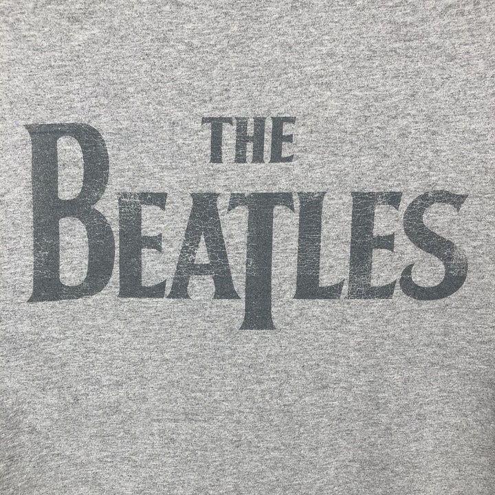 THE BEATLES Long Sleeve T-Shirt, Men's Size M cotton gray type Vintage Second Hand