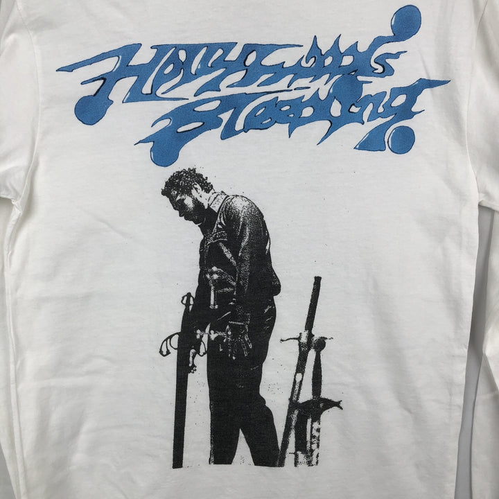 Gildan Hammer Post Malone Long-Sleeve Wrap T-Shirt (Men's Size M) cotton white type Vintage Second Hand