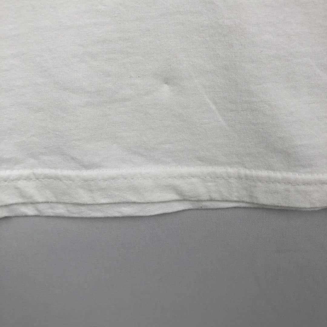 Gildan Hammer Post Malone Long-Sleeve Wrap T-Shirt (Men's Size M) cotton white type Vintage Second Hand