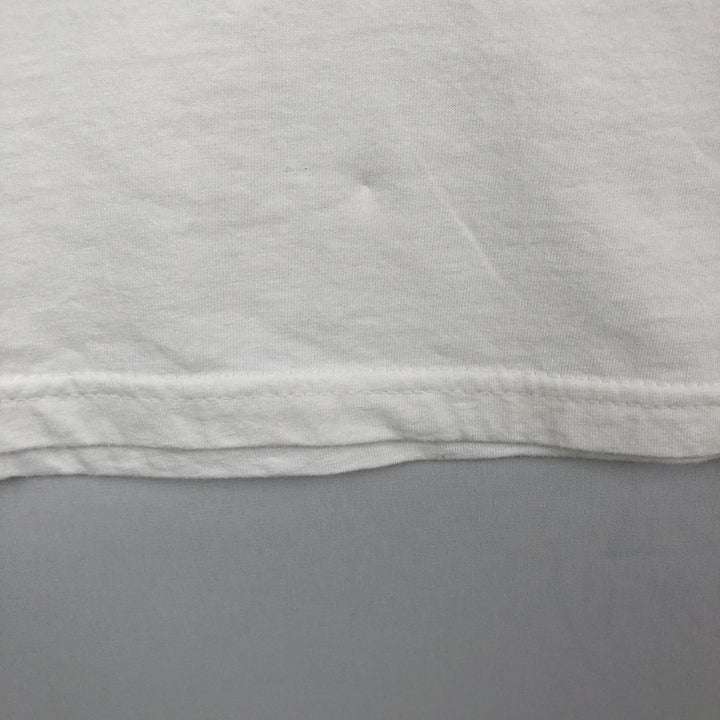 Gildan Hammer Post Malone Long-Sleeve Wrap T-Shirt (Men's Size M) cotton white type Vintage Second Hand