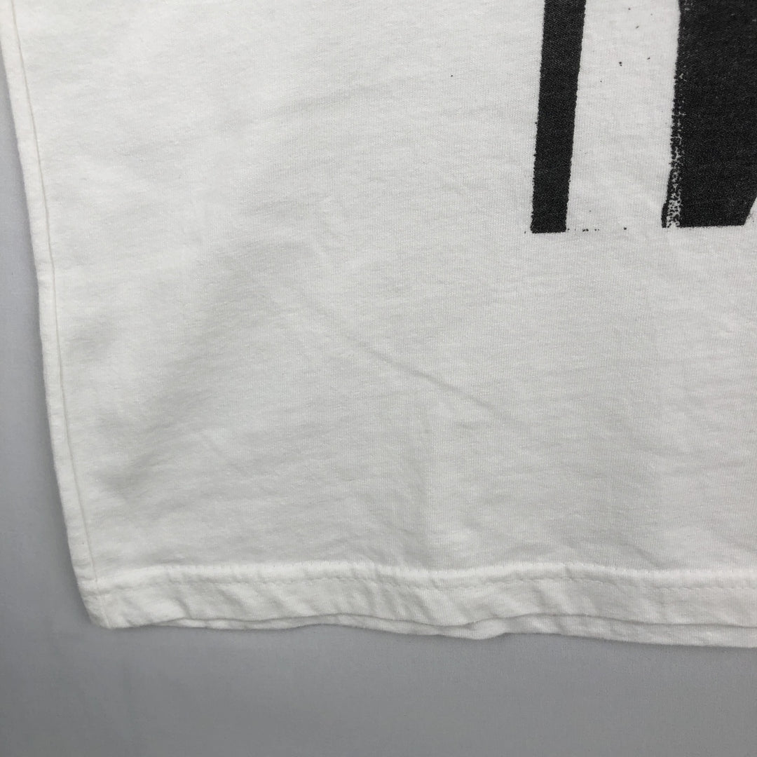 Gildan Hammer Post Malone Long-Sleeve Wrap T-Shirt (Men's Size M) cotton white type Vintage Second Hand