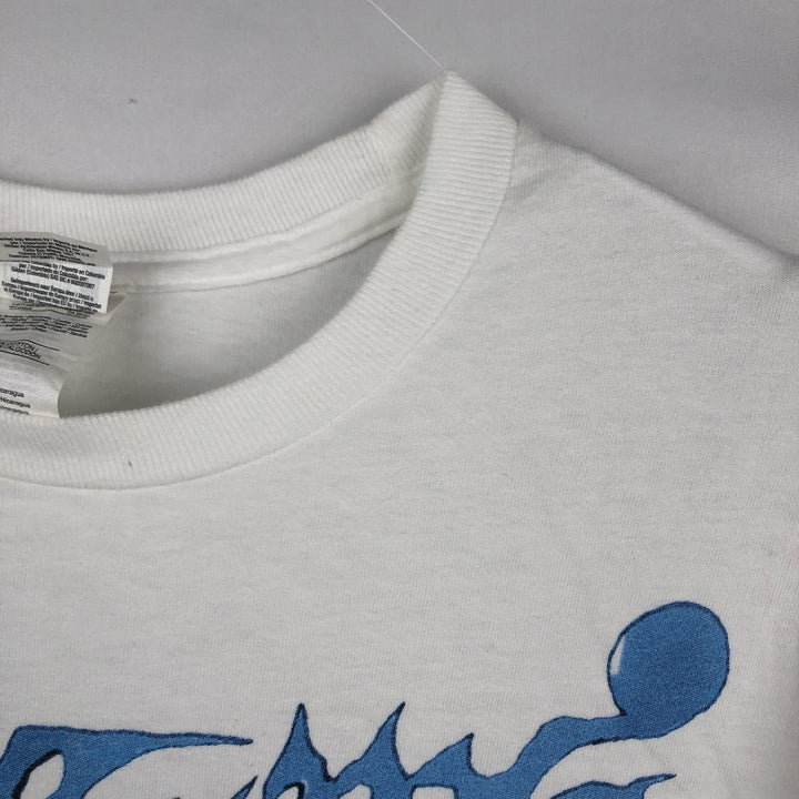Gildan Hammer Post Malone Long-Sleeve Wrap T-Shirt (Men's Size M) cotton white type Vintage Second Hand
