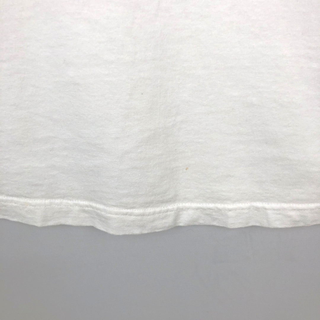 90s-00'S Adidas hooded long-sleeved t-shirt, made in USA, men's size XL equivalent, vintage. cotton white type Vintage Second Hand