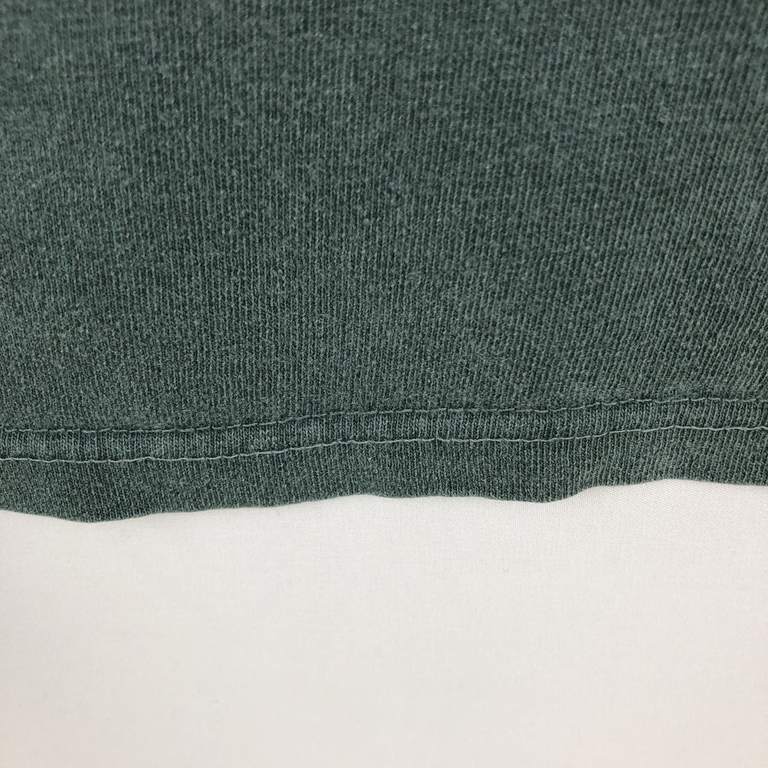 90'S Authentic Pigment Tabasco Long-Sleeve T-Shirt, Men's Size XL (Equivalent), Vintage cotton Khaki type Vintage Second Hand