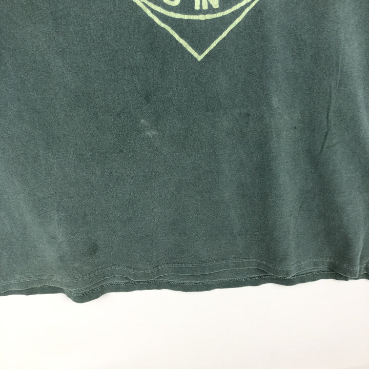 90'S Authentic Pigment Tabasco Long-Sleeve T-Shirt, Men's Size XL (Equivalent), Vintage cotton Khaki type Vintage Second Hand