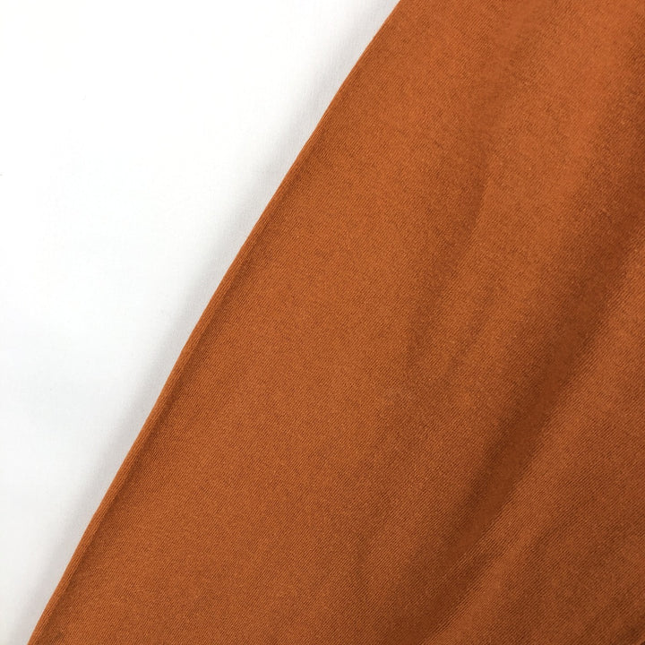 1980'S Fruit of the Loom Long-Sleeve T-Shirt, Made in USA, Men's Size XL (Equivalent), Vintage cotton orange type Vintage Second Hand