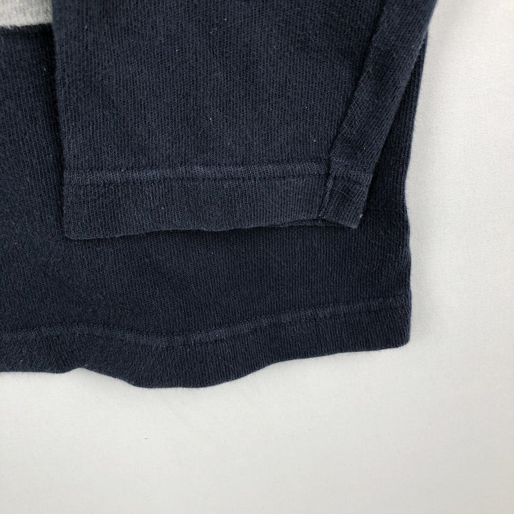 2000'S Ralph Lauren POLO JEANS COMPANY striped long-sleeved T-shirt (Men's size S equivalent) cotton navy blue type Vintage Second Hand