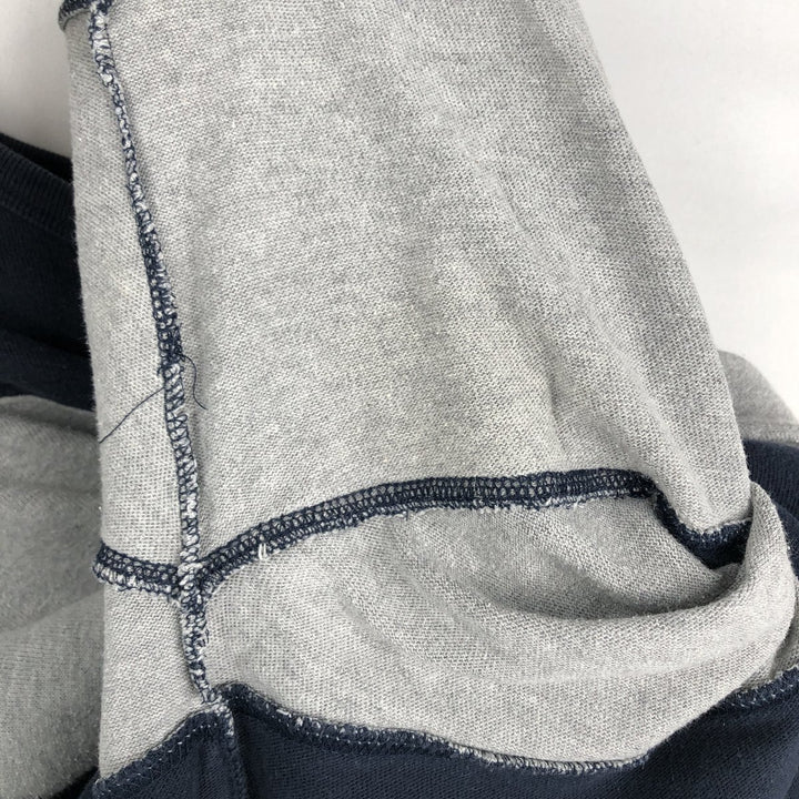 2000'S Ralph Lauren POLO JEANS COMPANY striped long-sleeved T-shirt (Men's size S equivalent) cotton navy blue type Vintage Second Hand
