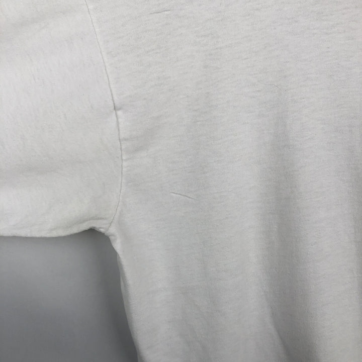 90'S Fruit of the Loom BEST General Electric Advertising Long-Sleeve T-Shirt, Made in USA, Men's XL equivalent. cotton white type Vintage Second Hand