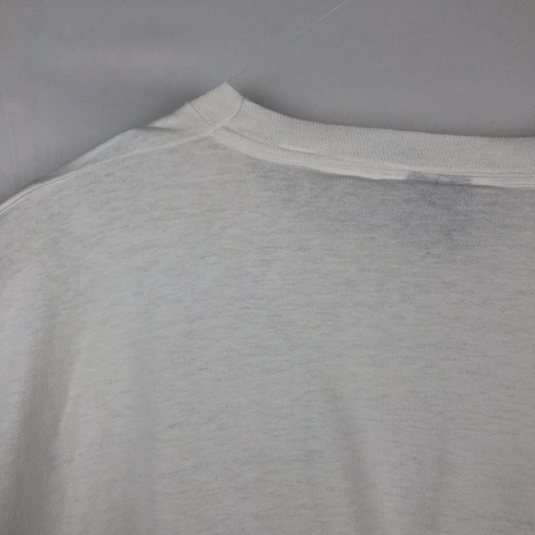 90'S Fruit of the Loom BEST General Electric Advertising Long-Sleeve T-Shirt, Made in USA, Men's XL equivalent. cotton white type Vintage Second Hand