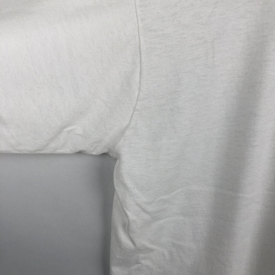 90'S Fruit of the Loom BEST General Electric Advertising Long-Sleeve T-Shirt, Made in USA, Men's XL equivalent. cotton white type Vintage Second Hand