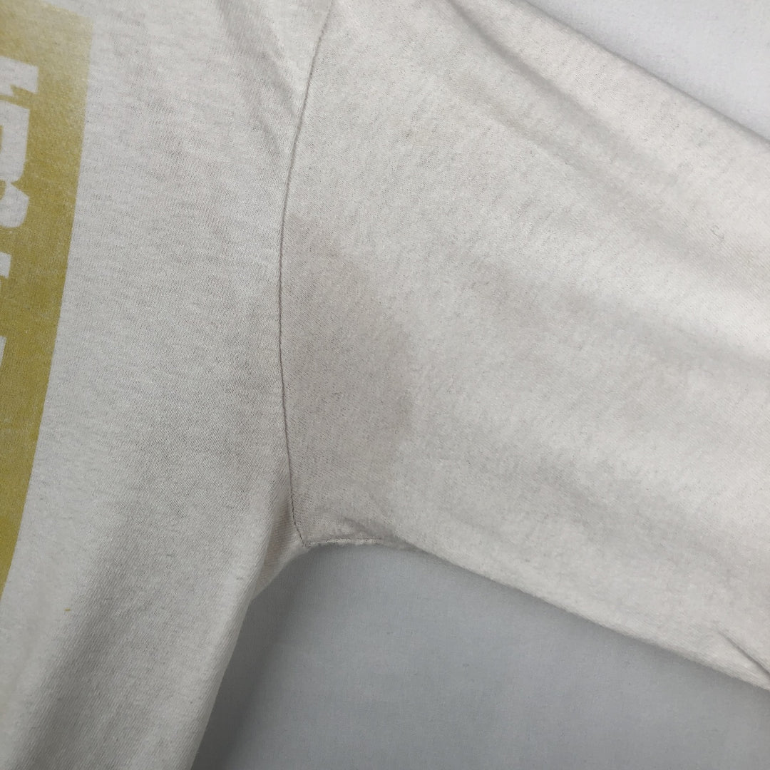 Goodie Two Sleeves BAKI (Baki the Grappler) Anime Character Print Long-Sleeve T-Shirt (Men's Size M) cotton white type Vintage Second Hand
