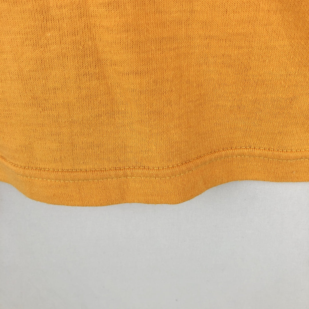 ~90'S MASKA Long-Sleeve T-Shirt, Made in Canada, Men's Size M (Equivalent), Vintage unclear yellow type Vintage Second Hand