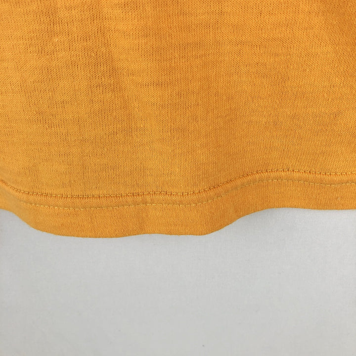 ~90'S MASKA Long-Sleeve T-Shirt, Made in Canada, Men's Size M (Equivalent), Vintage unclear yellow type Vintage Second Hand