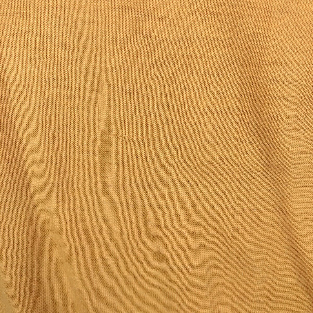 ~90'S MASKA Long-Sleeve T-Shirt, Made in Canada, Men's Size M (Equivalent), Vintage unclear yellow type Vintage Second Hand