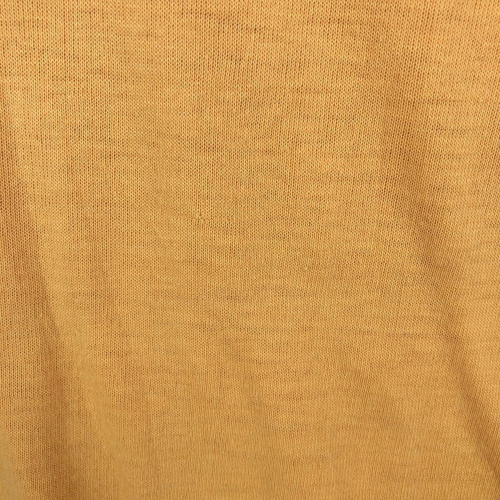 ~90'S MASKA Long-Sleeve T-Shirt, Made in Canada, Men's Size M (Equivalent), Vintage unclear yellow type Vintage Second Hand