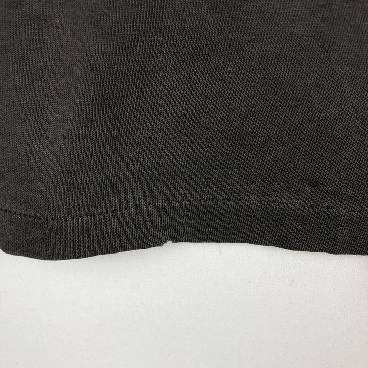90'S Oneita POWER-T Long Sleeve T-Shirt, Made in USA, Men's Size XL, Vintage cotton Charcoal Vintage Second Hand
