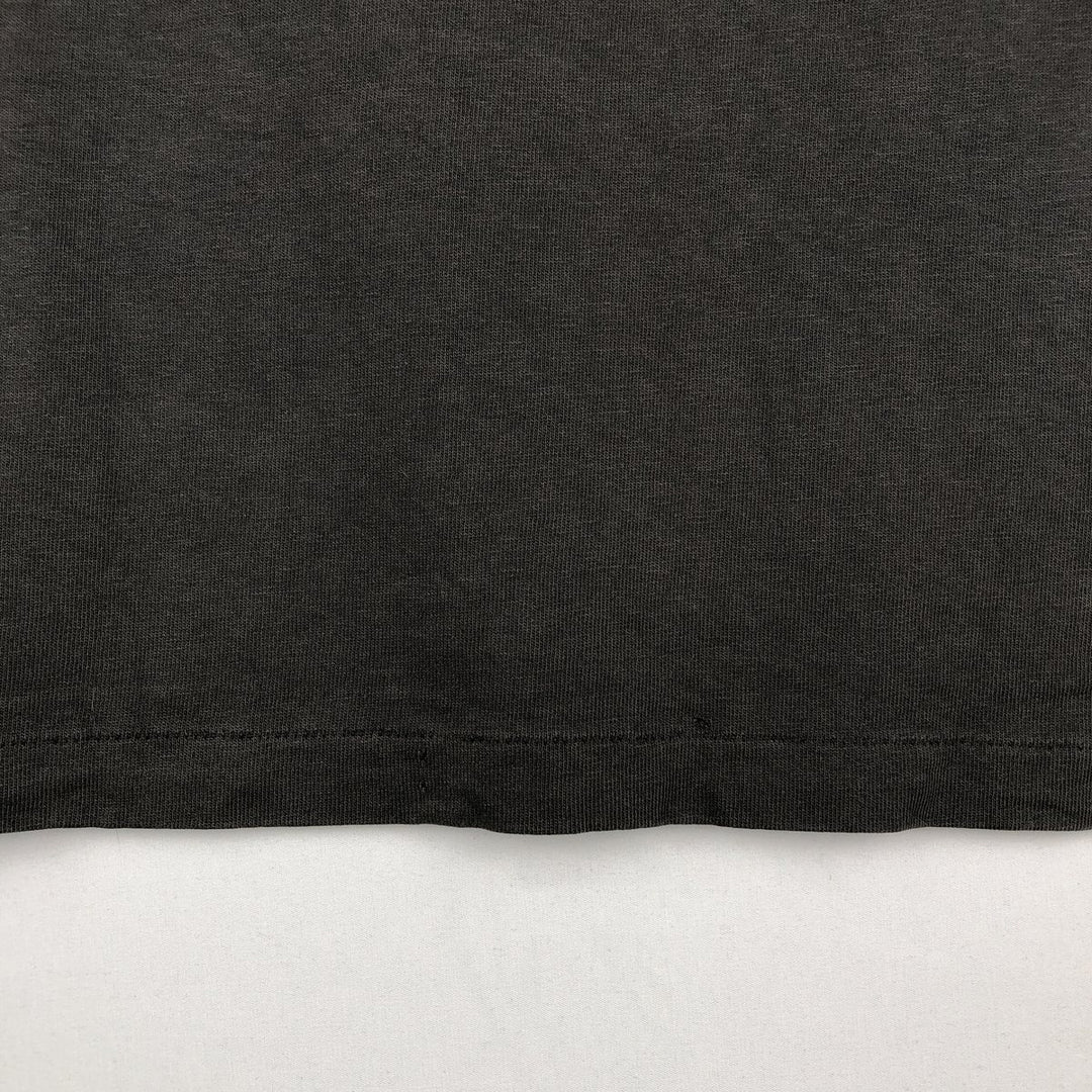 90'S Oneita POWER-T Long Sleeve T-Shirt, Made in USA, Men's Size XL, Vintage cotton Charcoal Vintage Second Hand