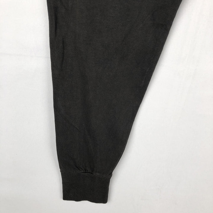 90'S Oneita POWER-T Long Sleeve T-Shirt, Made in USA, Men's Size XL, Vintage cotton Charcoal Vintage Second Hand