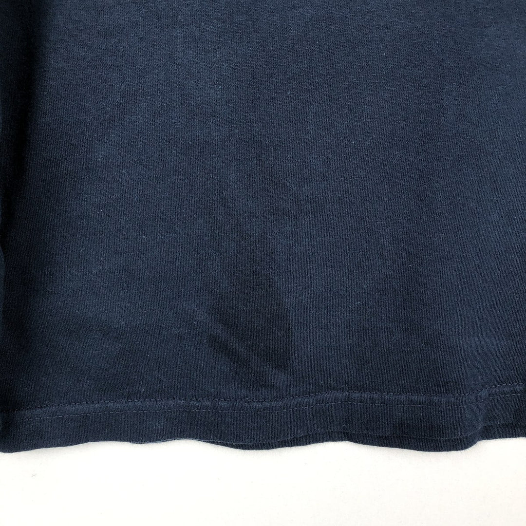 2000'S ALSTYLE NFL CHICAGO BEARS Long-Sleeve T-Shirt (Men's XXL equivalent) cotton navy blue type Vintage Second Hand