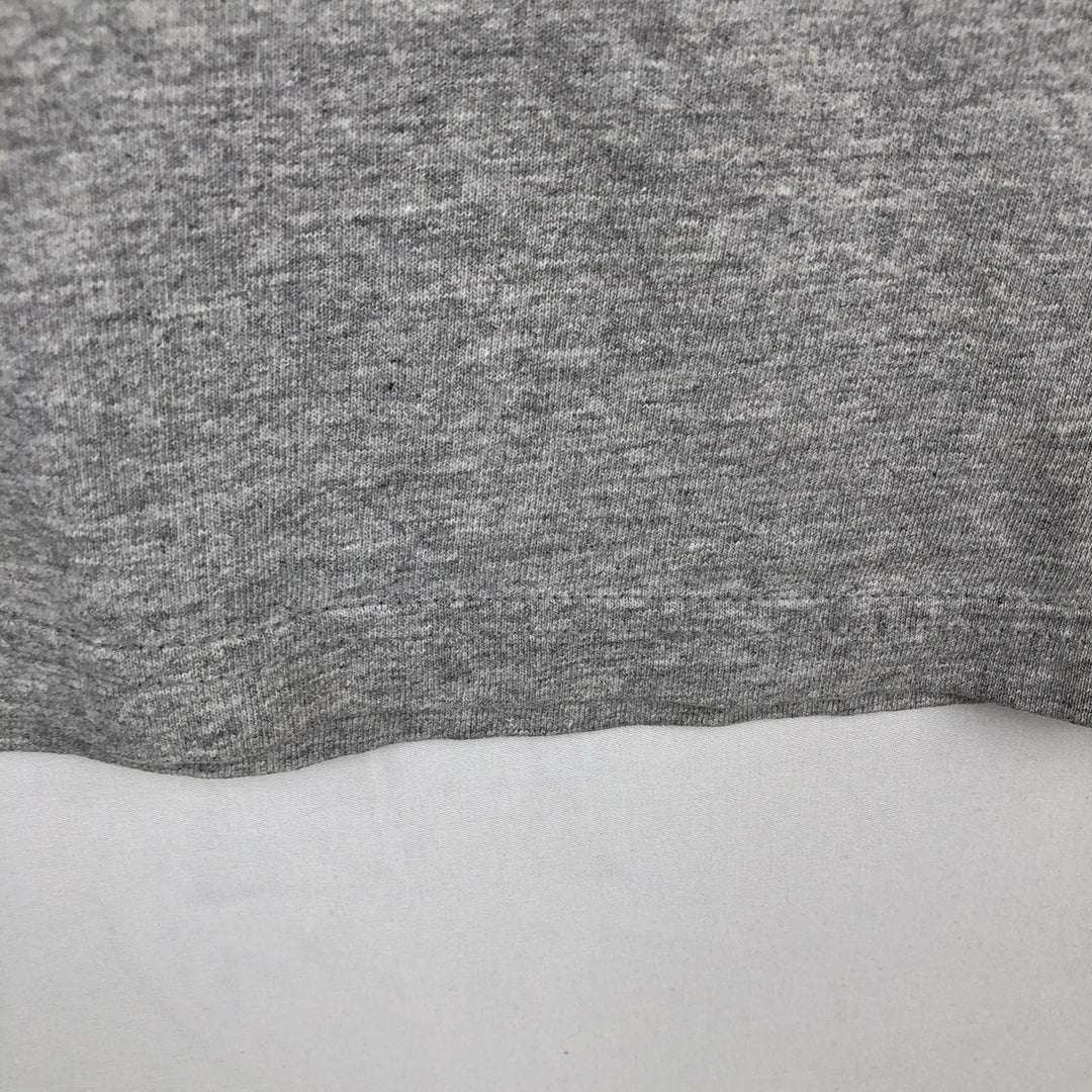2000'S Nike Team College Long-Sleeve T-Shirt (Men's Size L) cotton gray type Vintage Second Hand