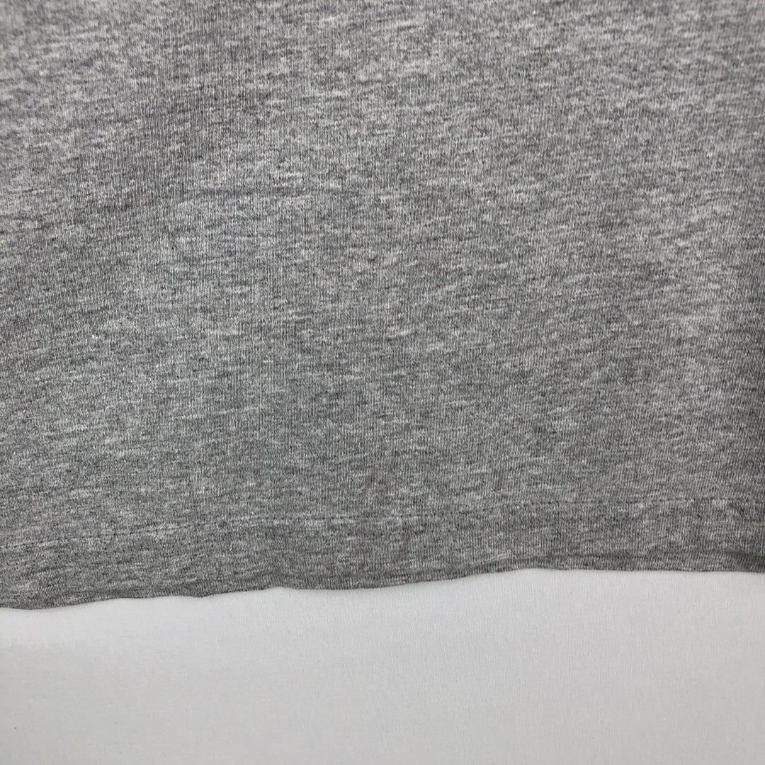 2000'S Nike Team College Long-Sleeve T-Shirt (Men's Size L) cotton gray type Vintage Second Hand